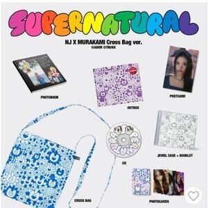New Jeans 'Supernatural' NJ x Murakami Cross Body Version, CD